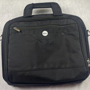 black Dell laptop bag with a clean, professional look and a durable build.